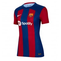 Billiga Barcelona Ferran Torres #7 Hemma fotbollskläder Dam 2023-24 Kortärmad